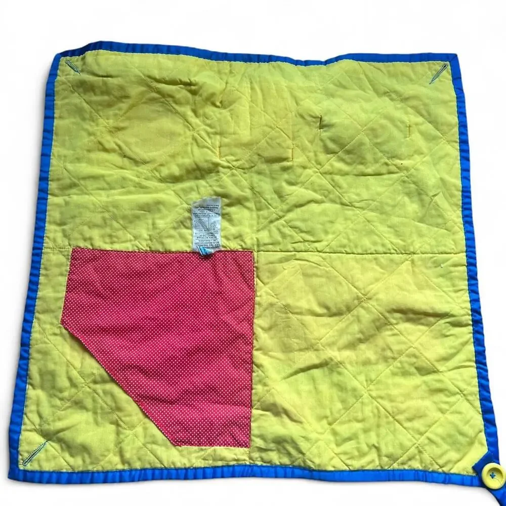 1990s multi colored baby‎ play mat PLAYSKOOL EUC
